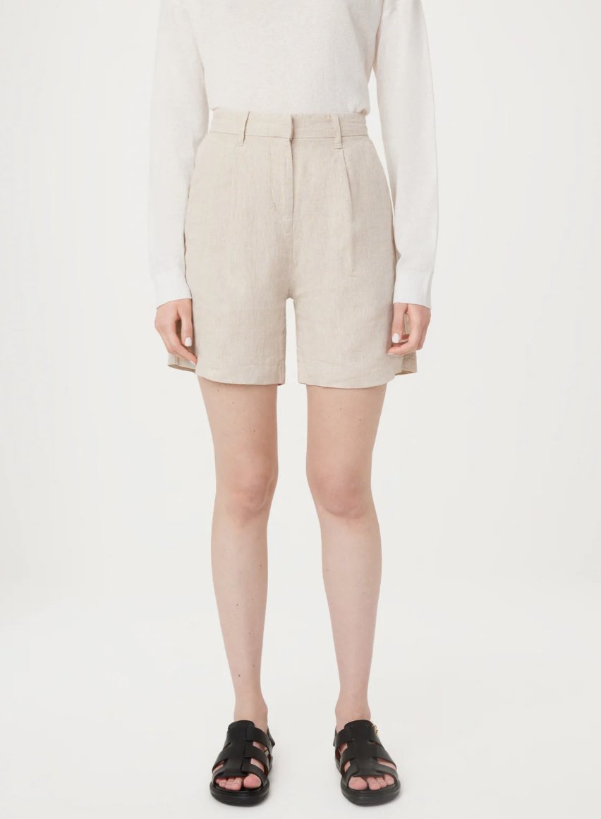 Amelia Linen Balloon Short - Metanoia Boutique - Frank and Oak