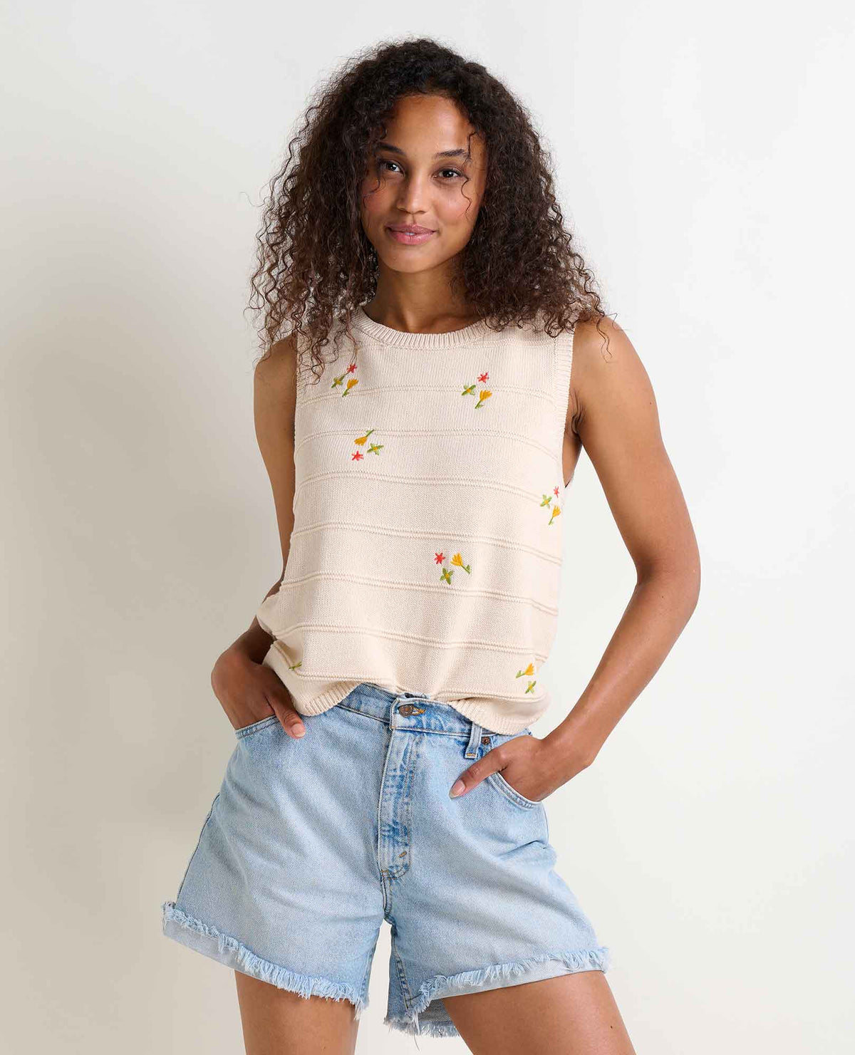 Bianca Crew Tank Embroidered - Metanoia Boutique - Toad&Co