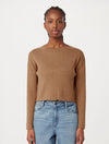 Boat Neck Cropped Sweater - Metanoia Boutique - Frank and Oak