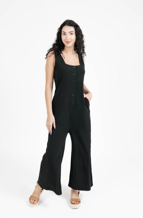 Marion Wide Leg Romper - Metanoia Boutique - Smash + Tess