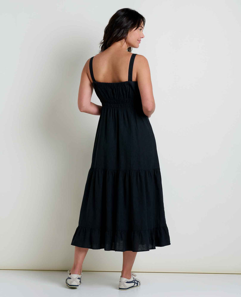 Taj Hemp Tiered Midi Dress - Metanoia Boutique - Toad&Co