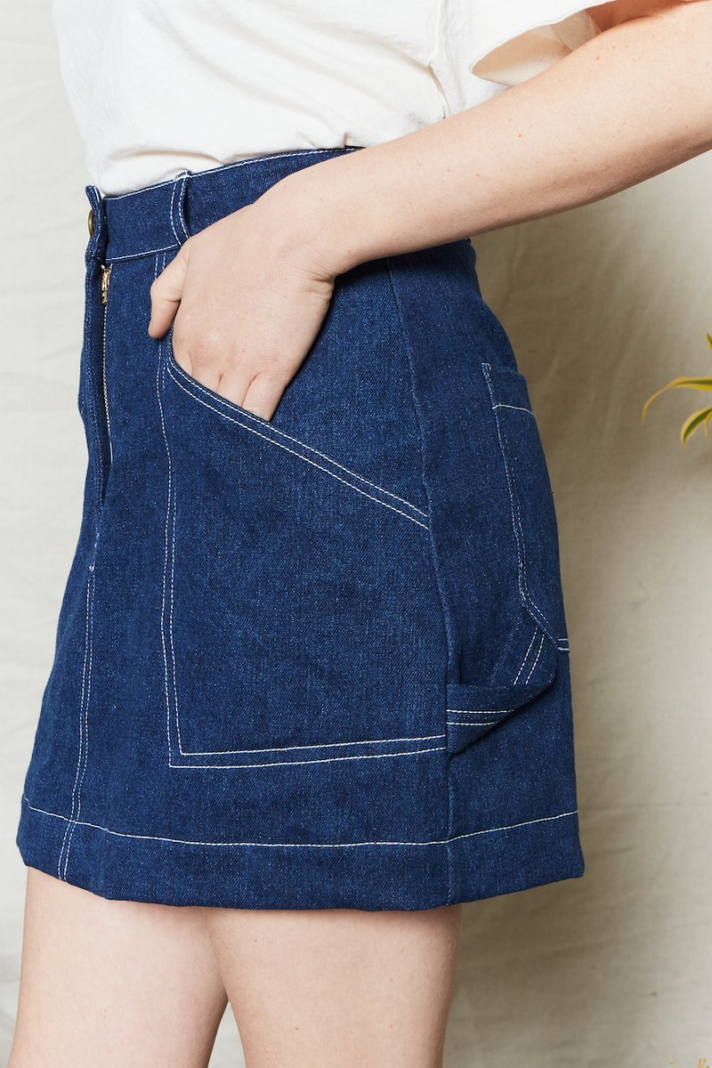 Hemp Utility Skirt - Metanoia Boutique - Back Beat Co.