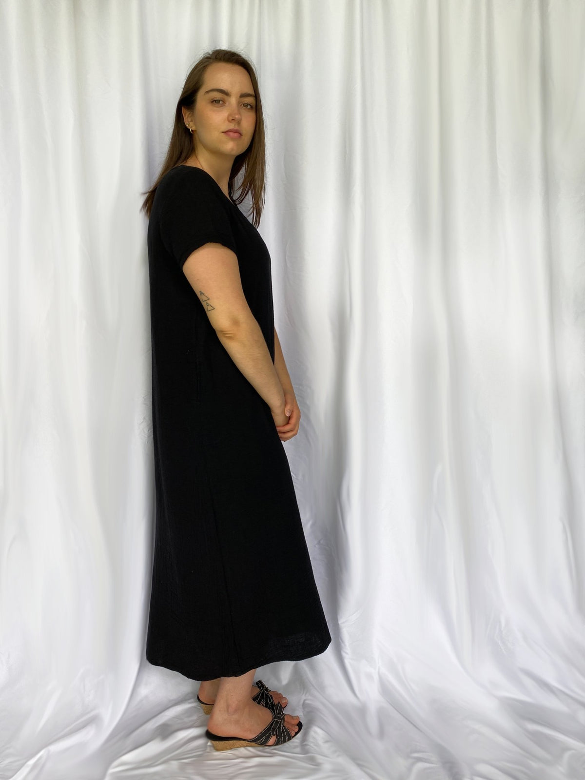 Long Gwyn Dress - Metanoia Boutique - Honest Cotton