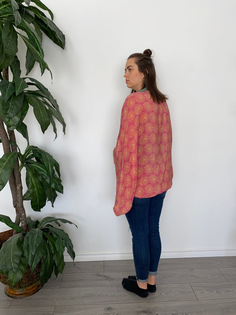 Silk Shrug - Metanoia Boutique - Sari Knot Sari