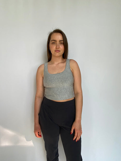 Sporty Crop Tank - Metanoia Boutique - Huha